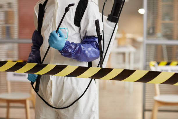 Professional Biohazard Cleanup technician working in Atlantic Beach, NY
